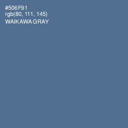 #506F91 - Waikawa Gray Color Image
